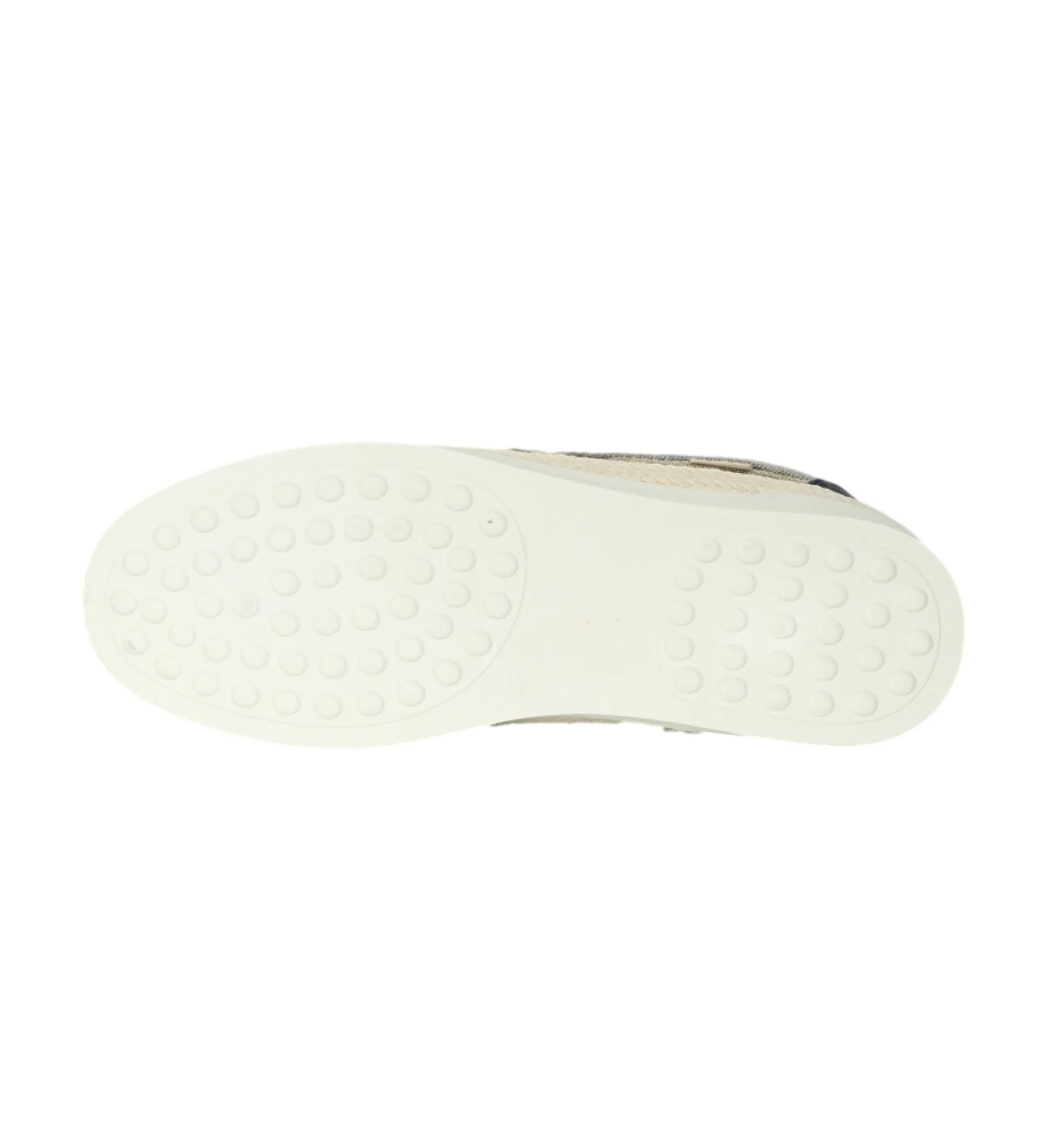 Zapatillas combinadas con yute taupe