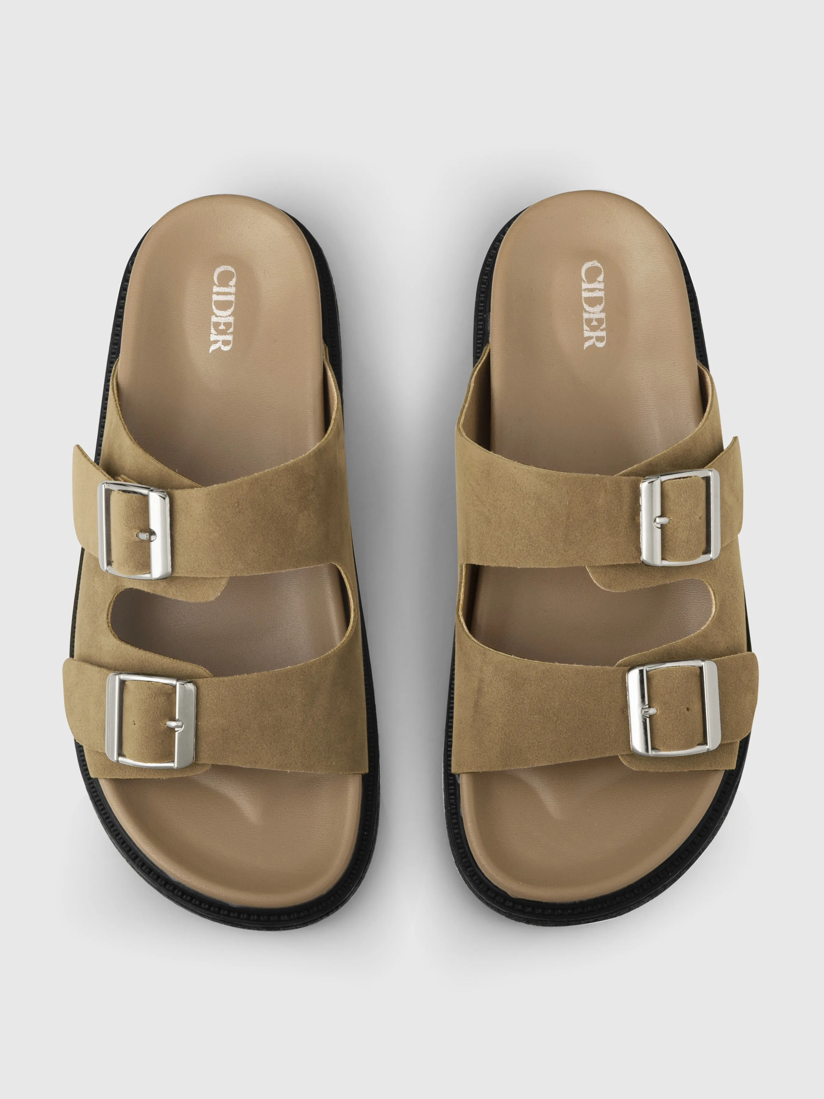  Zapatillas de Doble Banda con Hebilla
