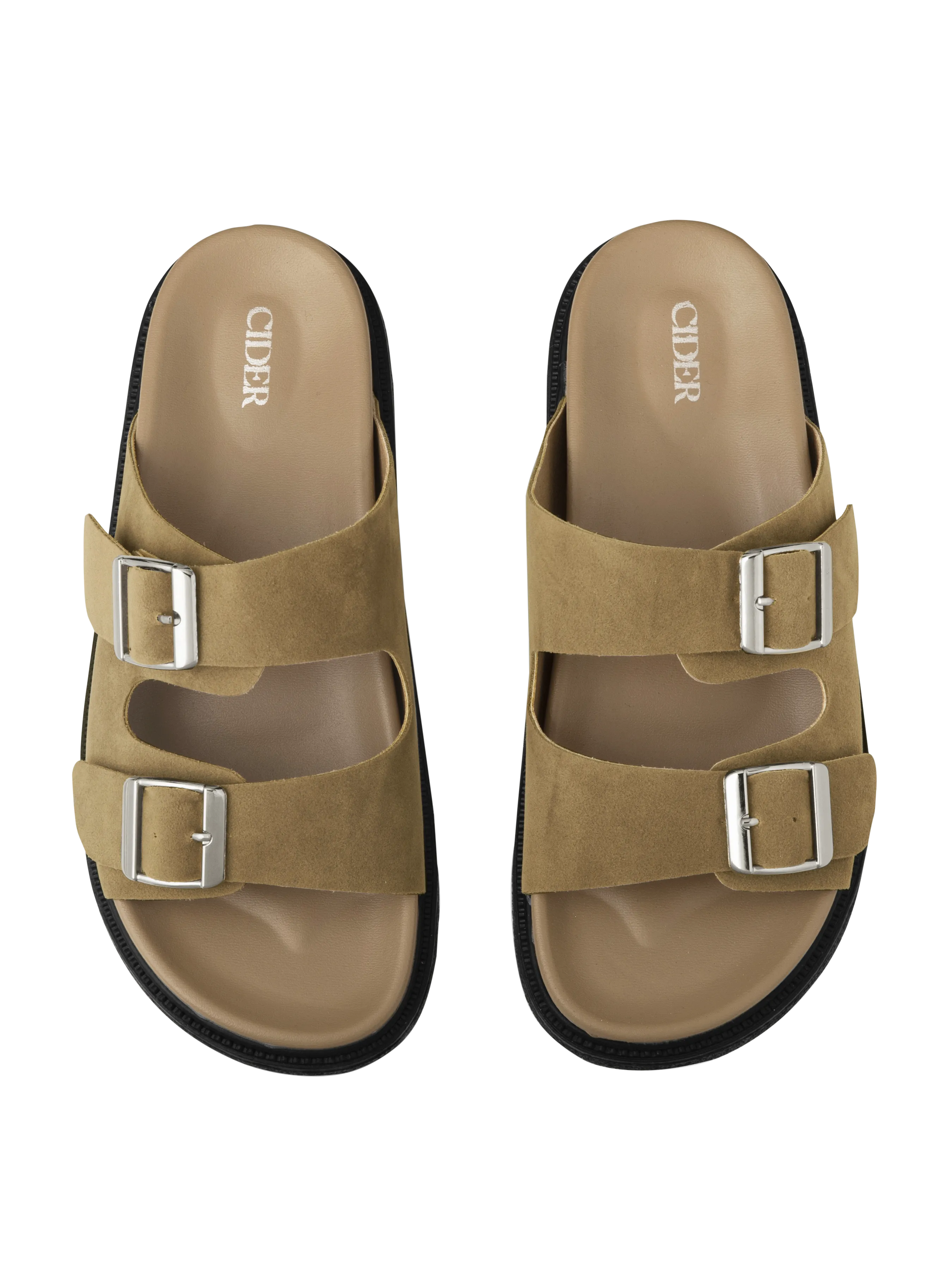  Zapatillas de Doble Banda con Hebilla