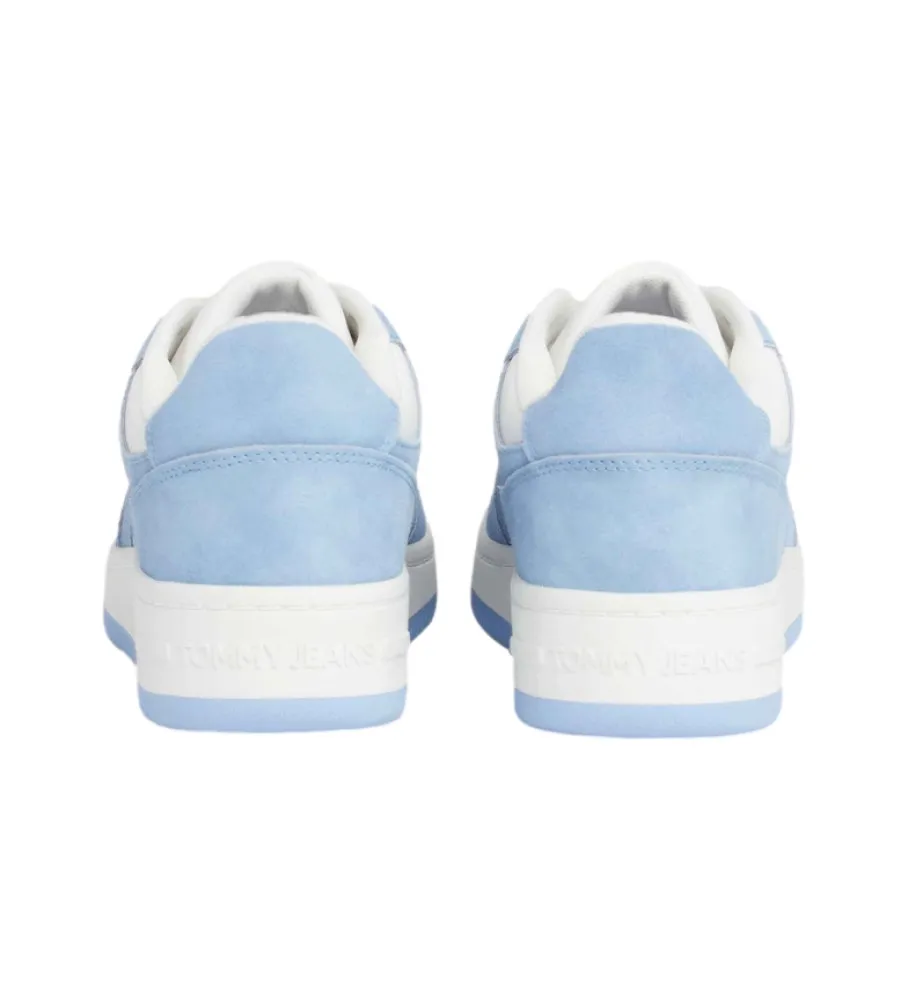 Zapatillas de Piel Retro Basket azul