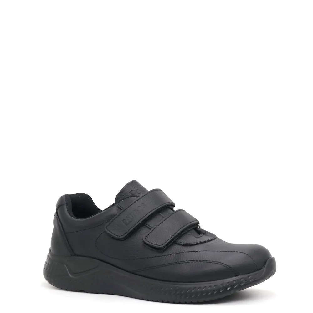 ZAPATILLAS ESCOLAR DE CUERO PAR&SS JA23CG806 NEGRO