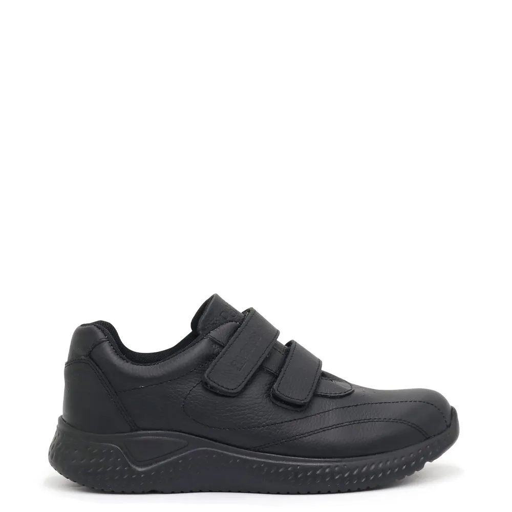 ZAPATILLAS ESCOLAR DE CUERO PAR&SS JA23CG806 NEGRO