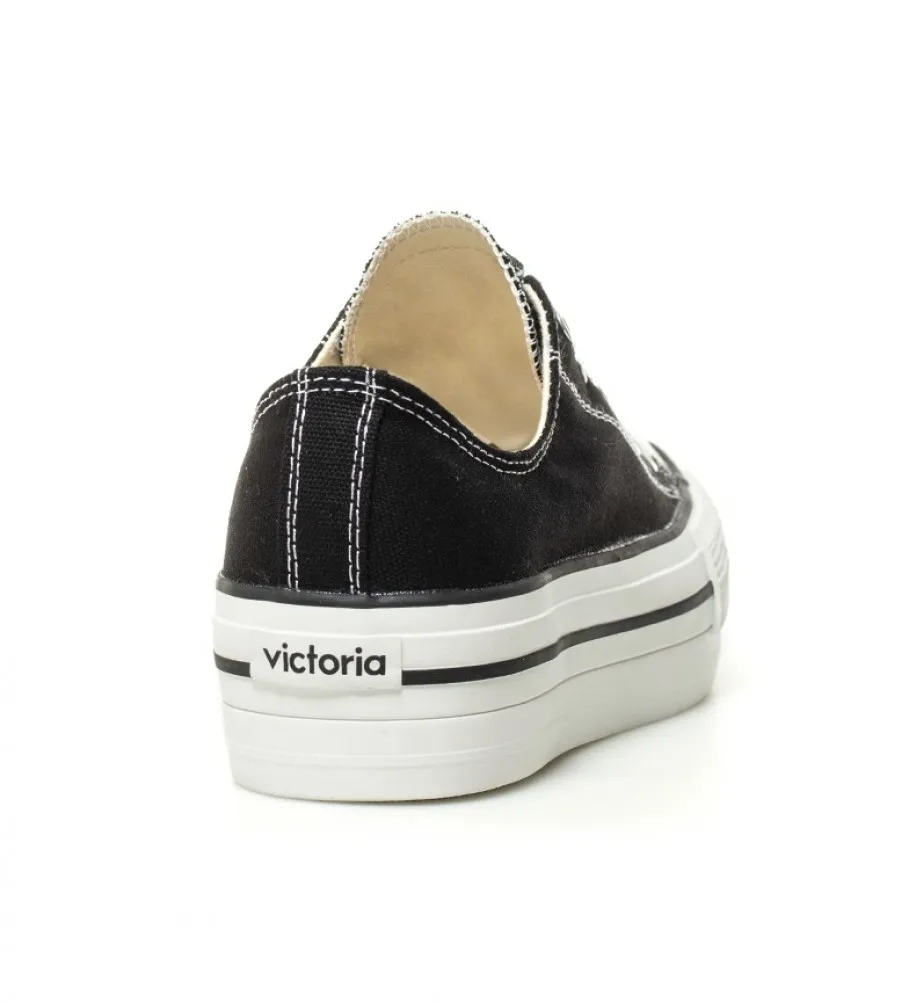 ZAPATILLAS ESTILO BASKET NEGRO ALTURA PLATAFORMA: 4 CM