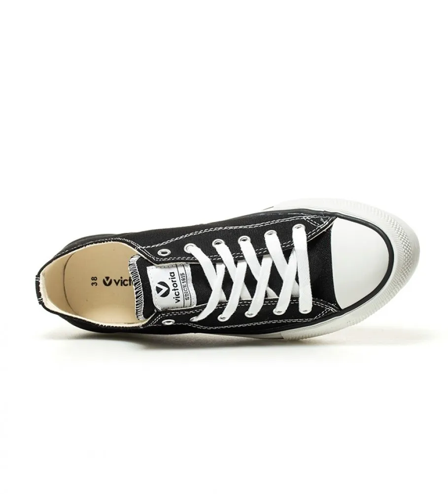ZAPATILLAS ESTILO BASKET NEGRO ALTURA PLATAFORMA: 4 CM