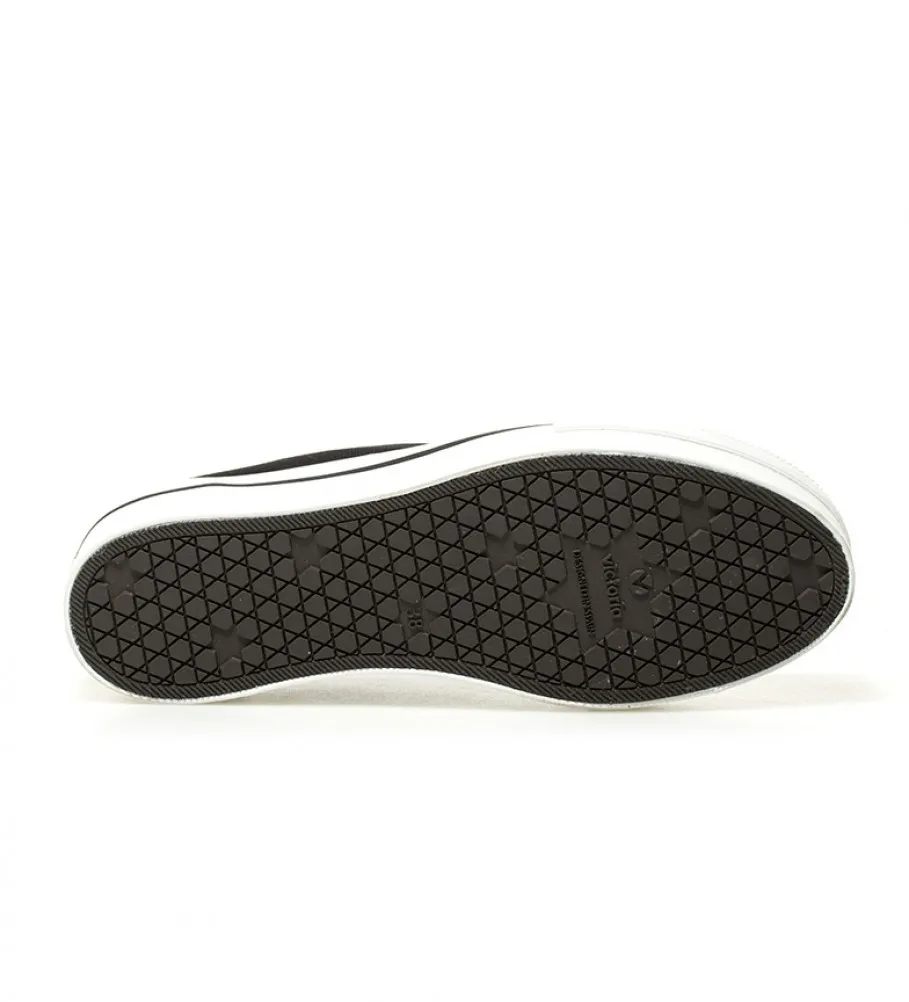 ZAPATILLAS ESTILO BASKET NEGRO ALTURA PLATAFORMA: 4 CM