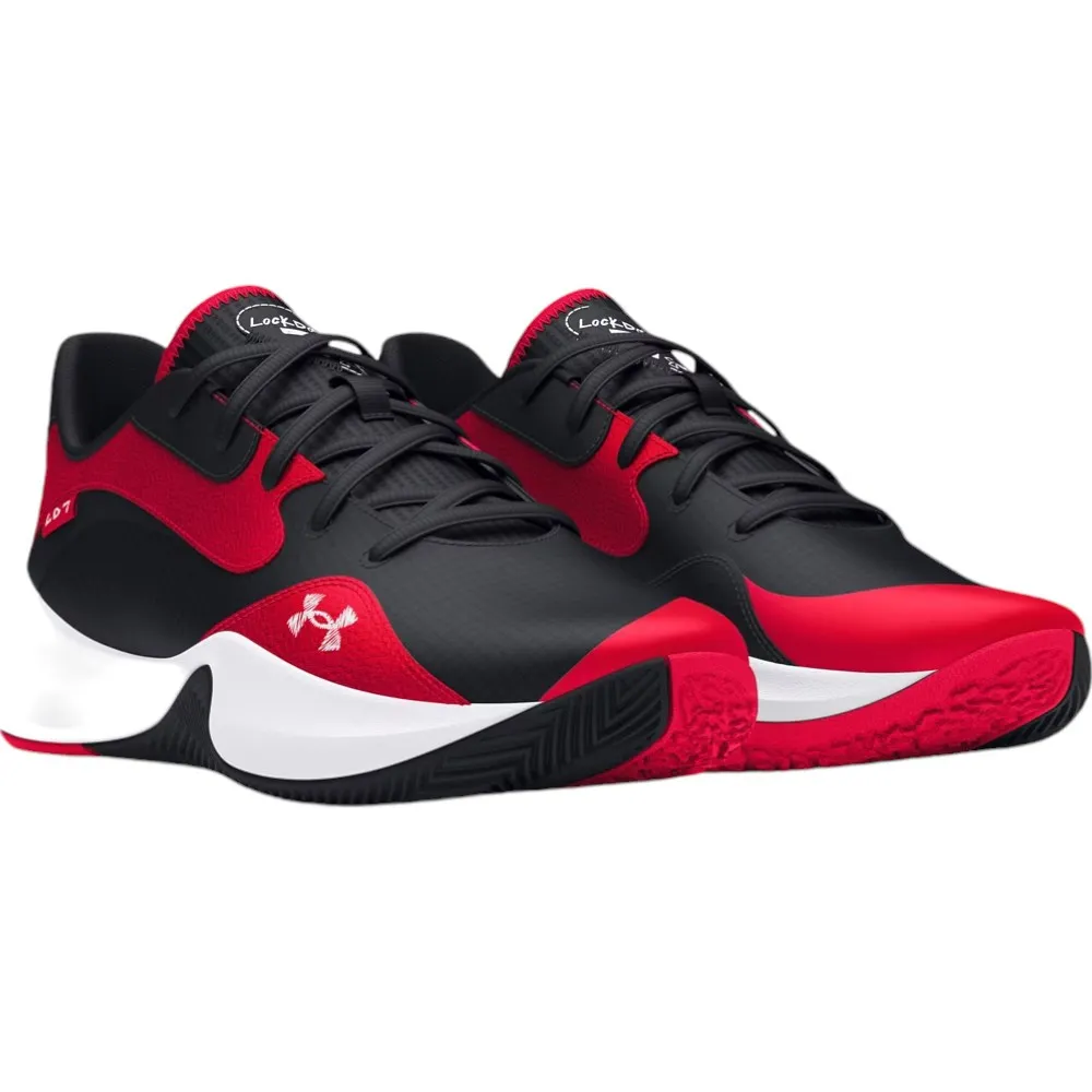 ZAPATILLAS UNDER ARMOUR LOCKDOWN 7 LOW ROJO 3027646600 BALONCESTO HOMBRE