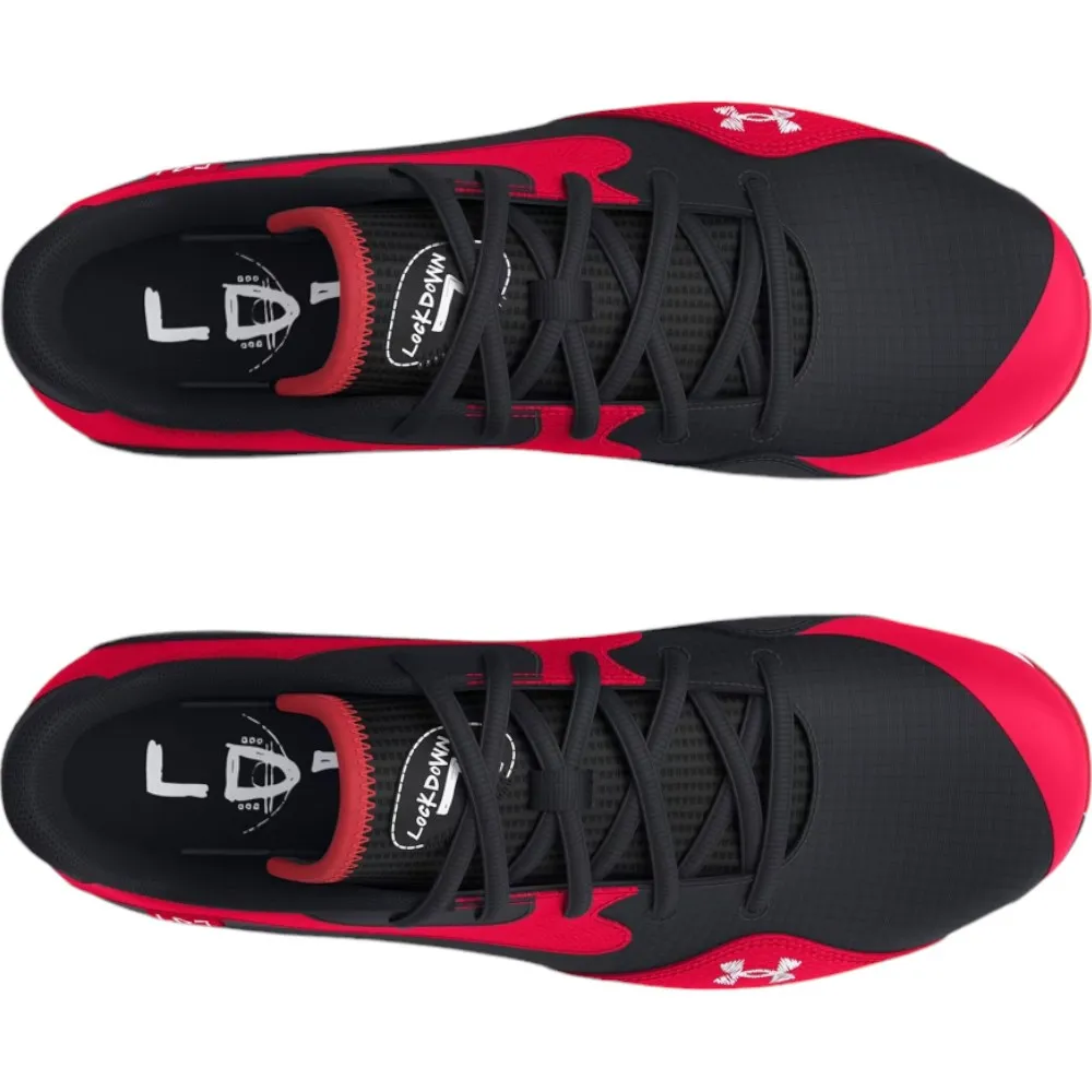 ZAPATILLAS UNDER ARMOUR LOCKDOWN 7 LOW ROJO 3027646600 BALONCESTO HOMBRE