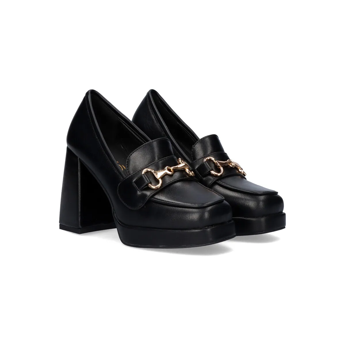 ZAPATO TACÓN ESTILO MOCASÍN  W2083R3136 COLOR BLACK