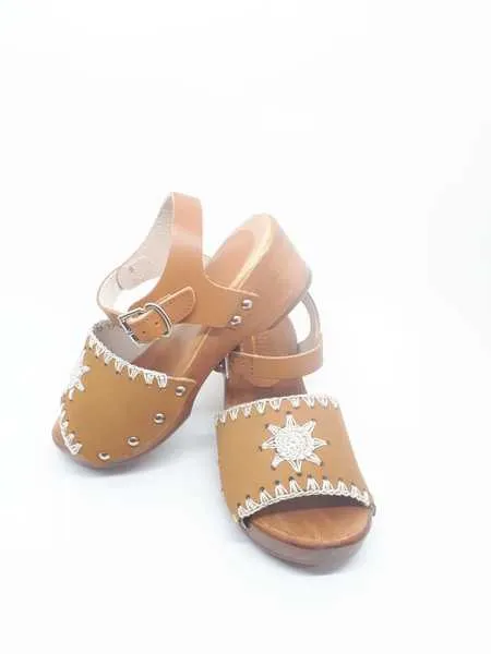 zueco confetti, nobuck cuero